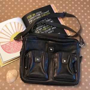 Studded Leather Crossbody Purse